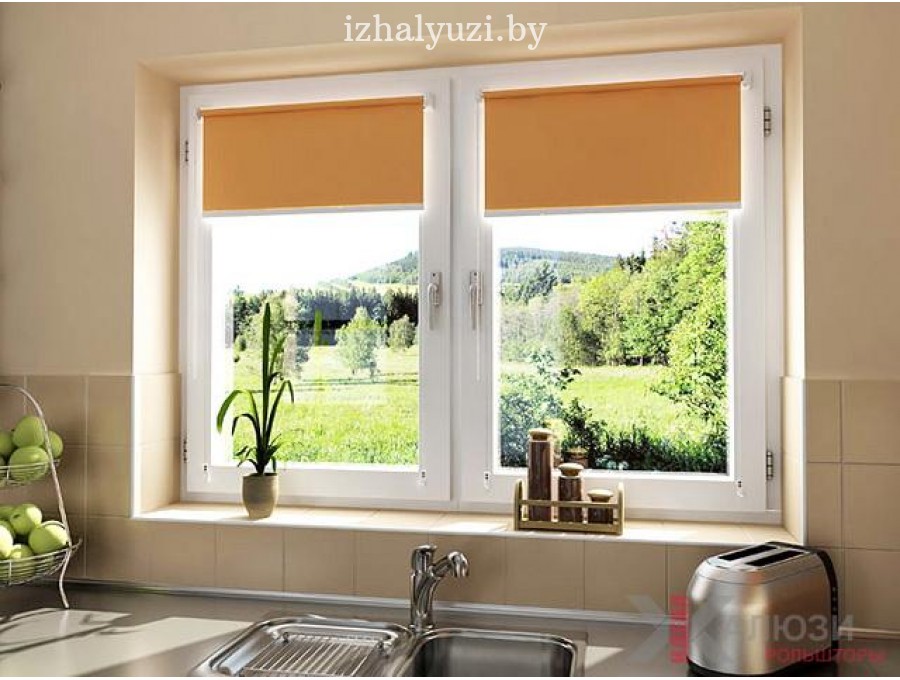 Свободновисящие рольшторы на кухню №02