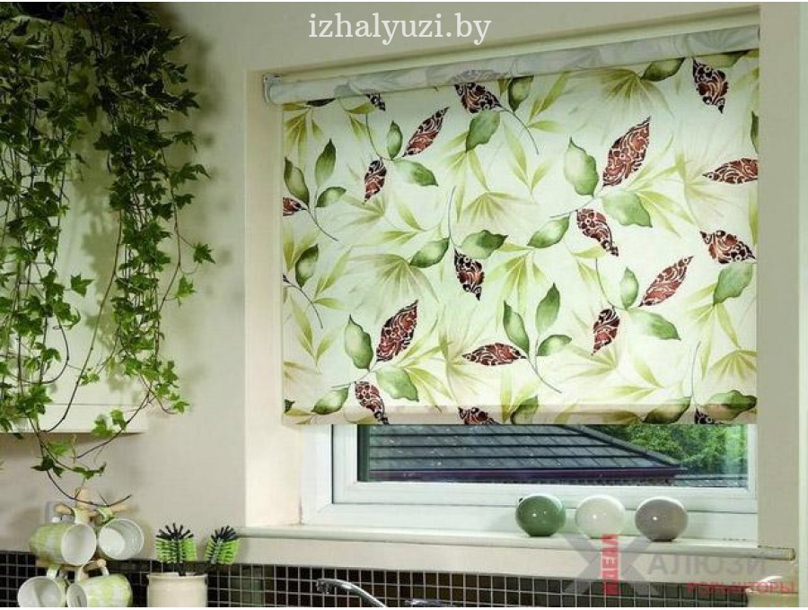 Рольшторы с фотопечатью на кухню №09
