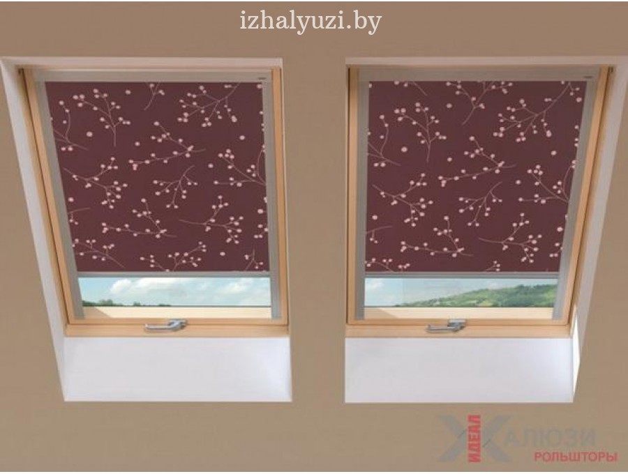 Рольшторы для мансардных окон №05