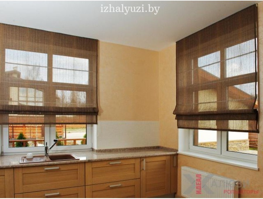 Римские шторы на кухню №02