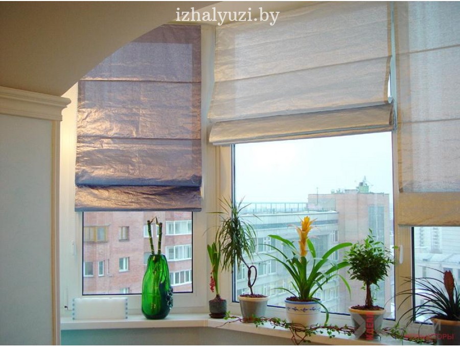 Римские шторы на лоджию