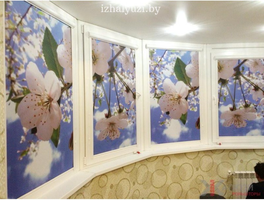 Рольшторы с фотопечатью на лоджию