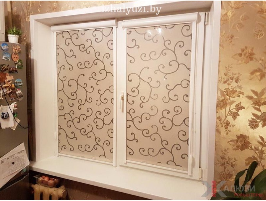 Кассетные рольшторы c узором