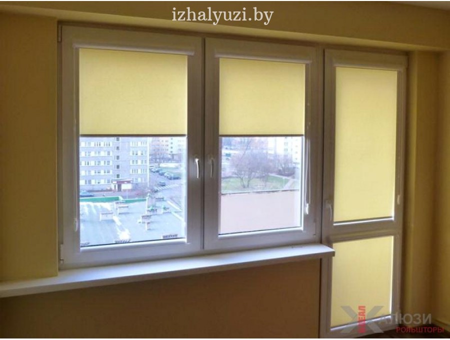 Кассетные рольшторы с направляющими