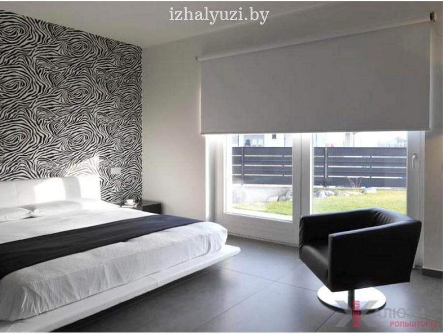 Рольшторы блэкаут на французские окна