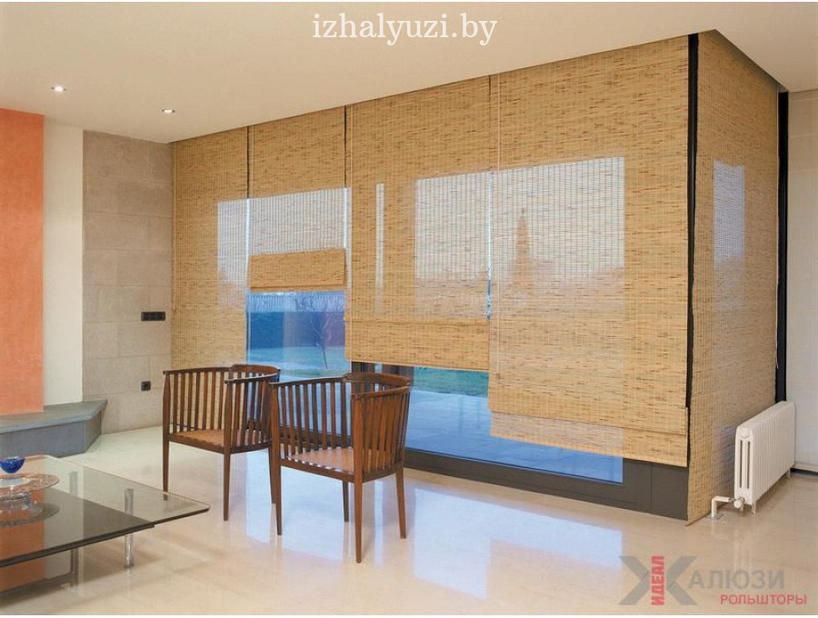 Бамбуковые римские в загородный дом