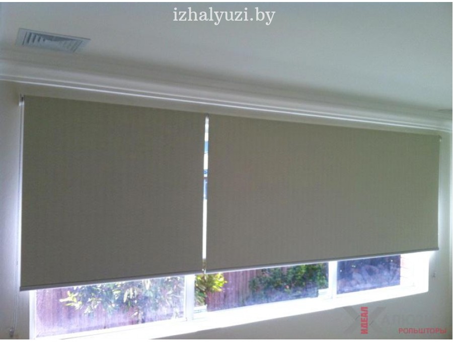 Свободновисящие рулонные шторы блэкаут