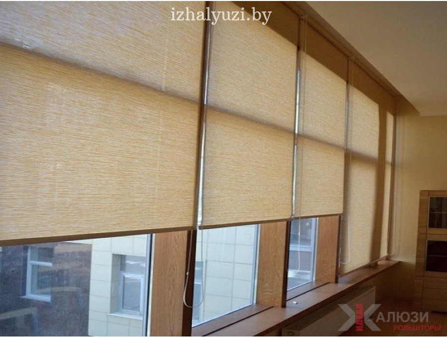 Свободновисящие рольшторы в офис