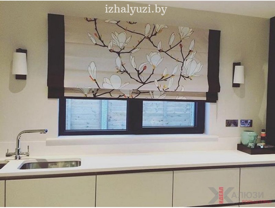 Римские шторы на кухню