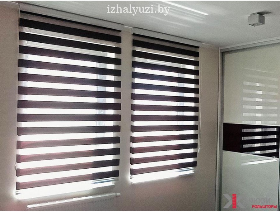 Рольшторы день-ночь в спальню