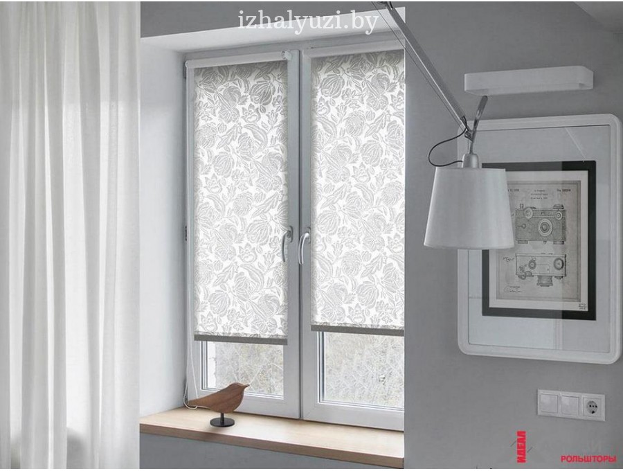 Свободновисящие рольшторы в спальню