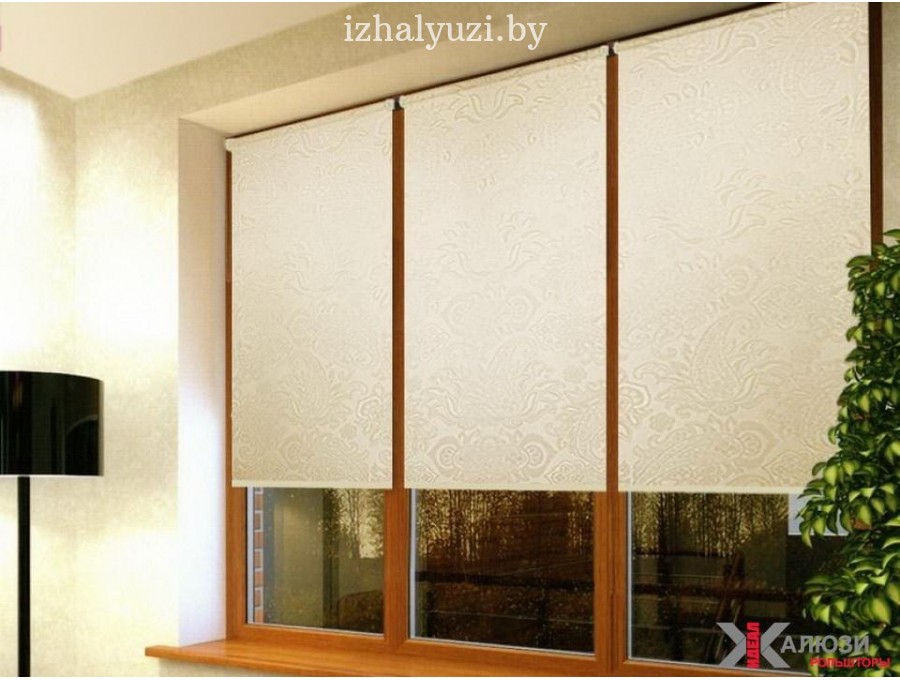 Свободновисящие рольшторы в спальню