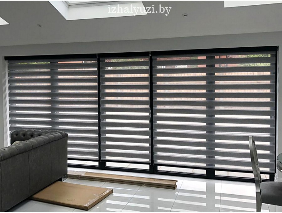 Рольшторы день-ночь на панорамные окна