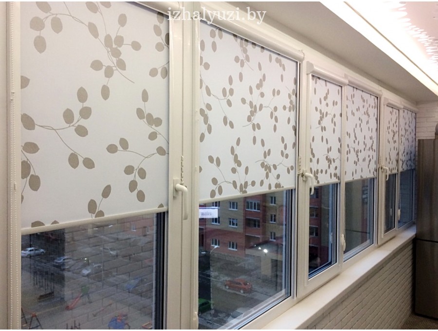 Кассетные рольшторы на балкон