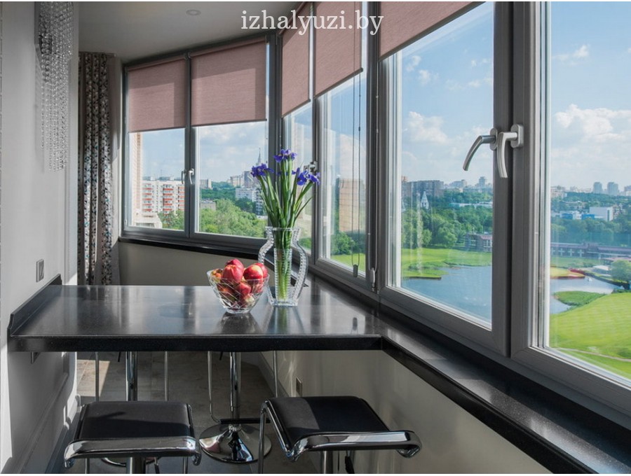 Свободновисящие рольшторы на балкон