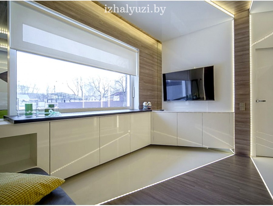 Свободновисящие рольшторы на кухню 