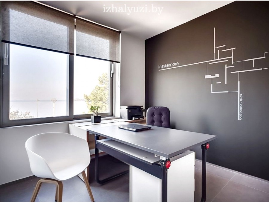 Свободновисящие рольшторы в офис 