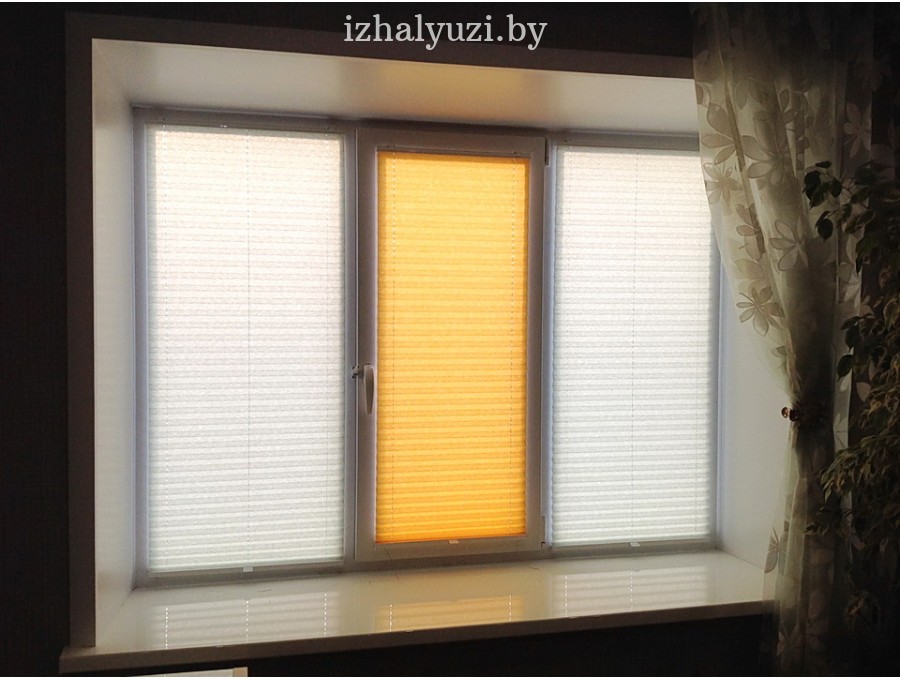 Шторы плиссе в спальню 