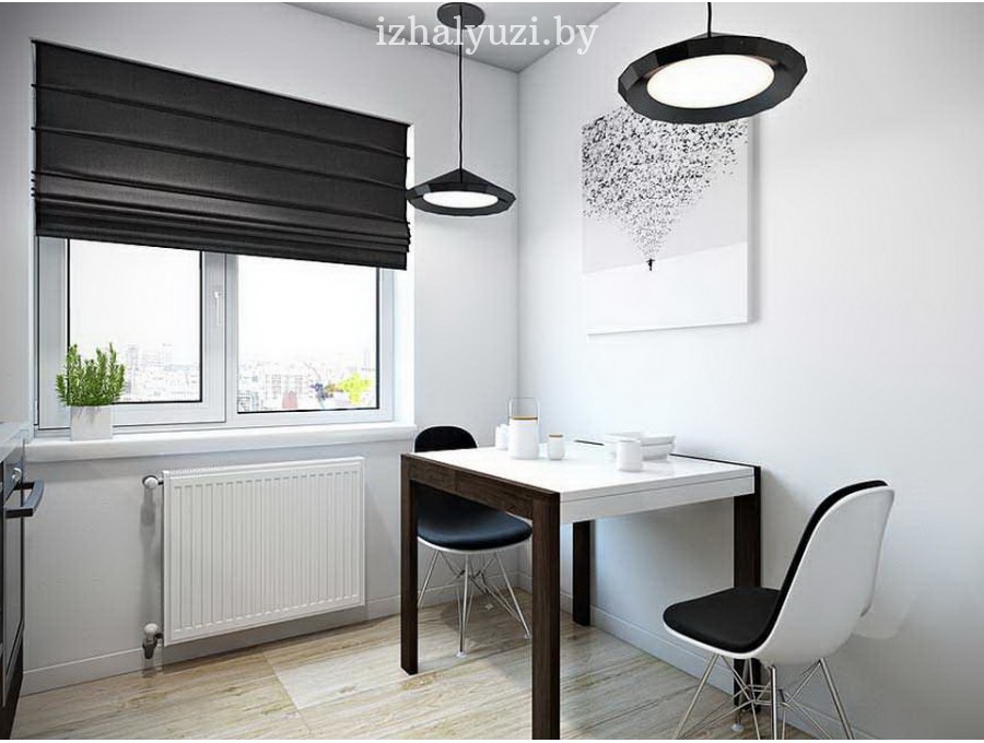 Римские шторы на кухню 