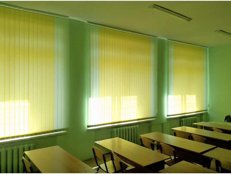 Вертикальные жалюзи в школу