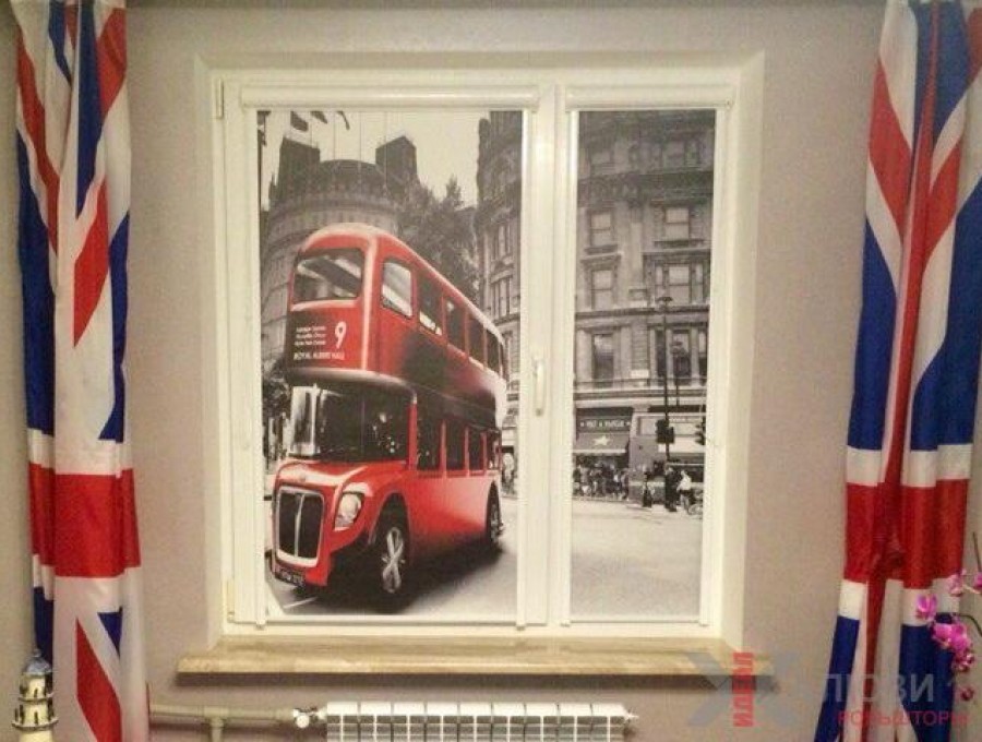 Рулонные шторы с фотопечатью в детскую №05