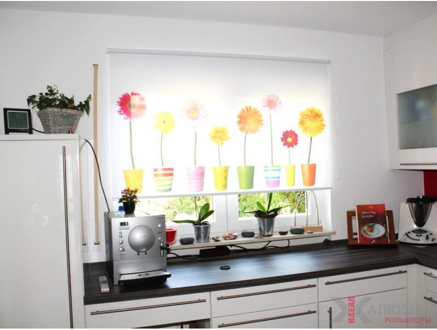 Рольшторы с фотопечатью на кухню