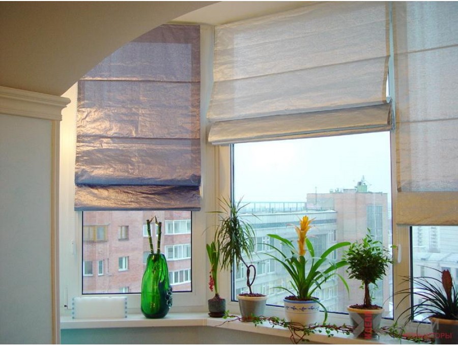 Римские шторы на лоджию