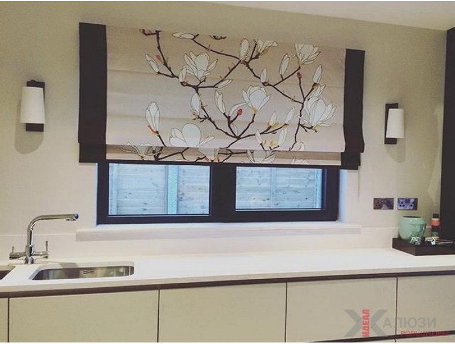 Римские шторы на кухню