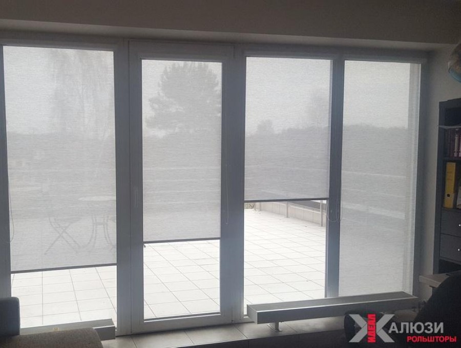 Рольшторы на французские окна